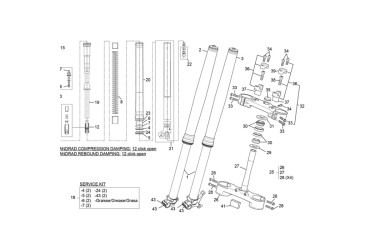 HANDELBAR HOLDER BOTTOM END 450
