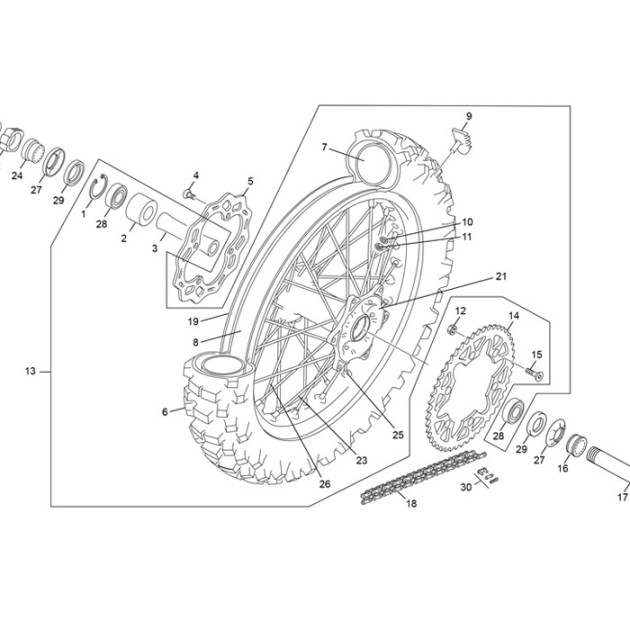REAR BRAKE DISC END 2025