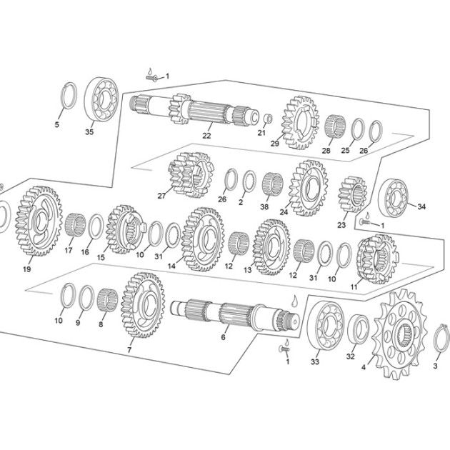 REPLACEMENT KIT SPROCKET 1785