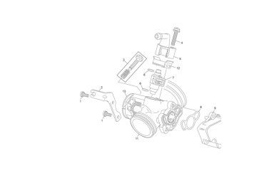 THROTTLE BODY CABLE BRACKET SCREW