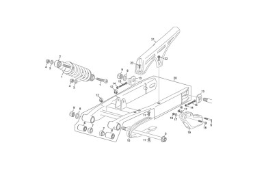 SILENTBLOC SWINGARM 50/125 EVO