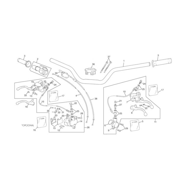 REAR BRAKE STARTER IN WARMS