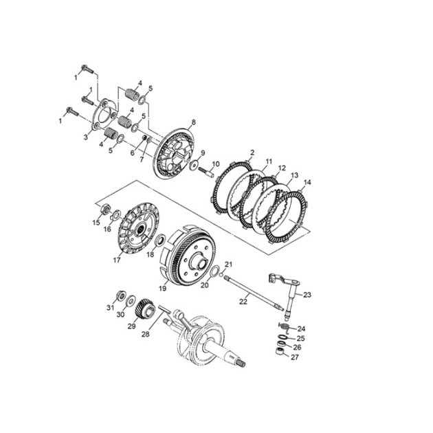 CLUTCH BASKET ASSY
