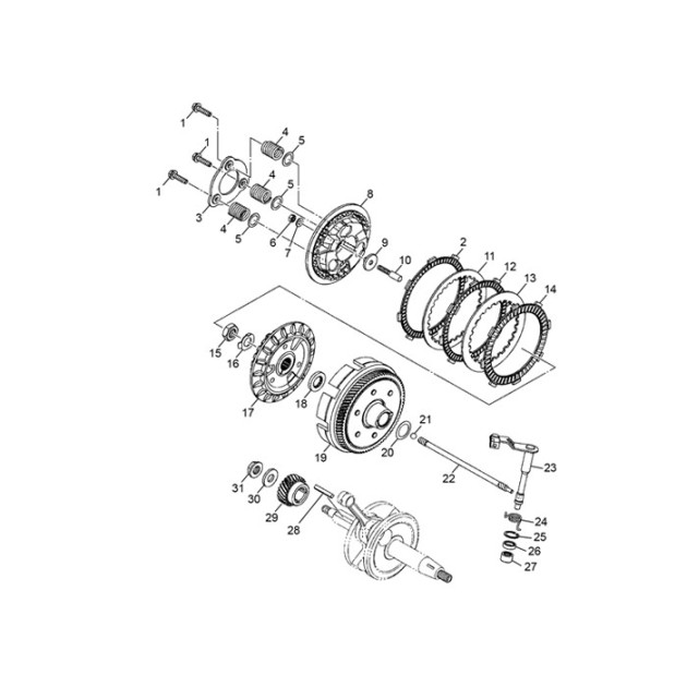 GEAR PRIMARY DRIVE Z24