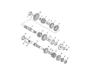 GEAR 3RD PINION, PRIMARY AXLE