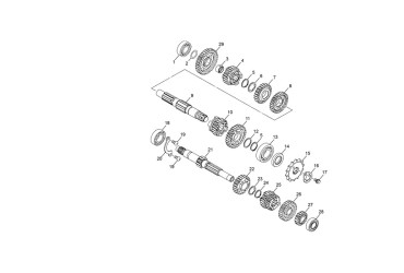CRANKSHAFT BEARING D.20x42x12