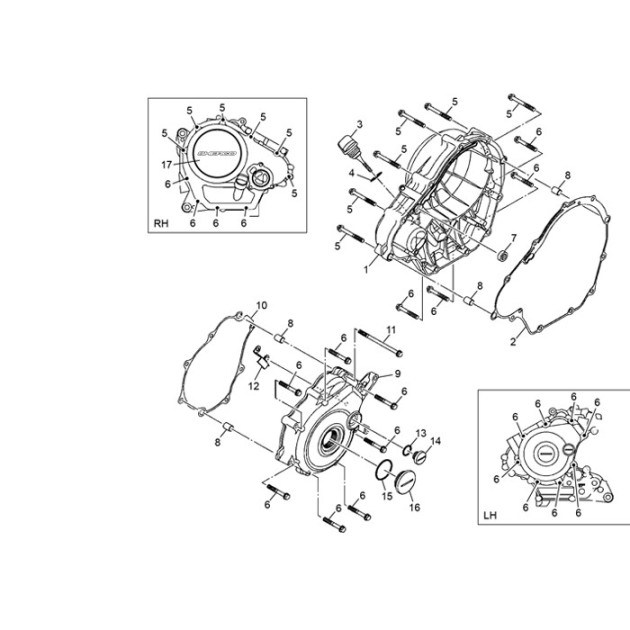 GSKT.,CRANKCASE COVER 1