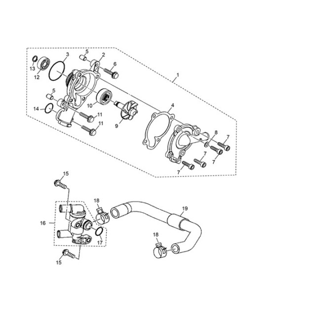 IMPELLER SHAFT ASSY