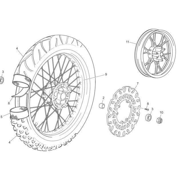 SCREW NYLSTOP EPAULE M12