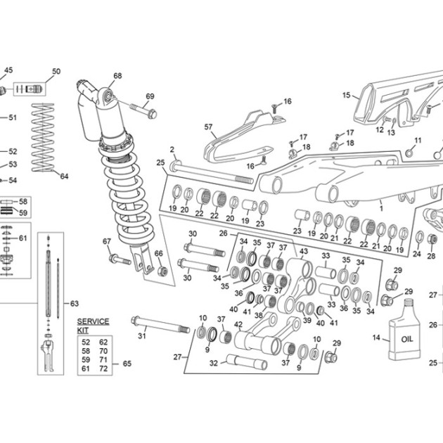 AXEL SWINGARM END