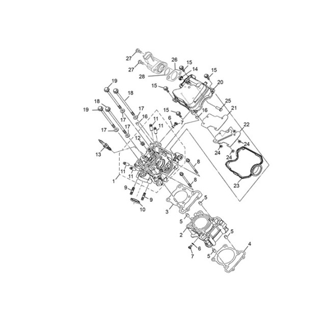 BOLT FLG. DEEP RECESS M6x16