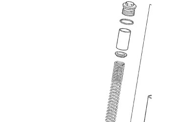 FORK ASSY LEFT 50-125 06