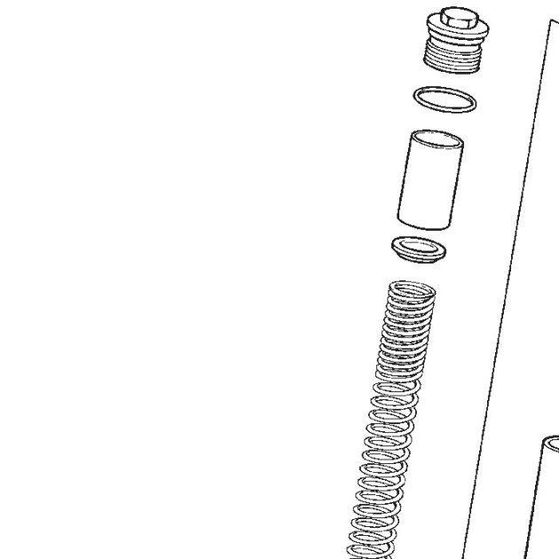 FORK ASSY LEFT 50-125 06