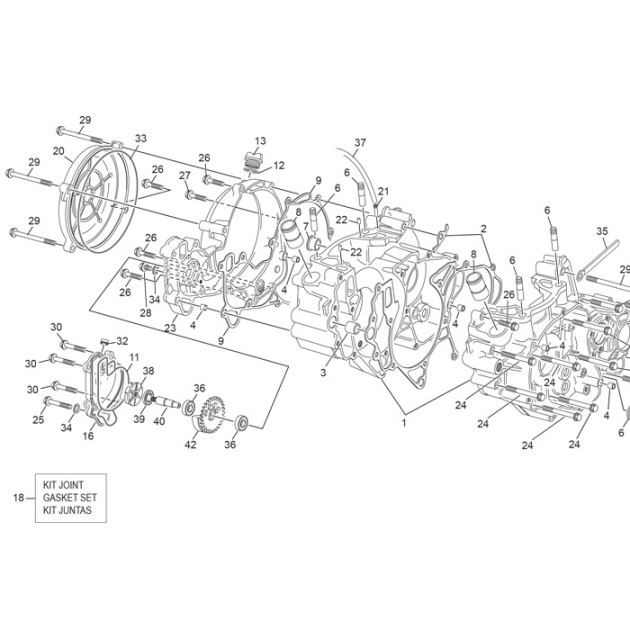 CLUTCH COVER  250/300 SE MG