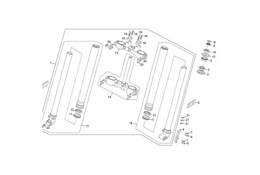 LOWER PLATE FORK SET 50CC USD