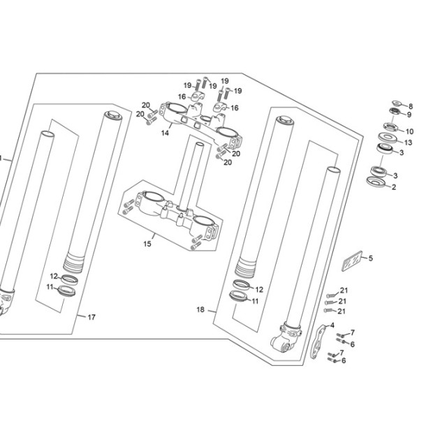 UPPER PLAT FORK 50CC USD