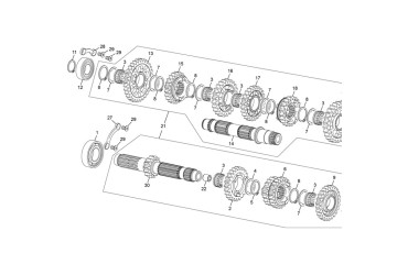 GEAR 5 Z23 250/300 2T END 2025