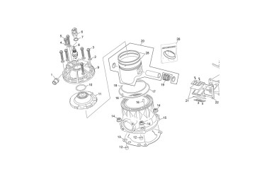 LOW COMPRESSION CYLINDER HEAD CHAMBER 3.0 TR SC ST 23