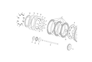 KIT CLUTCH LEVERS 1.65