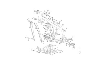 RIGHT FOOT REST ST 23 EVO