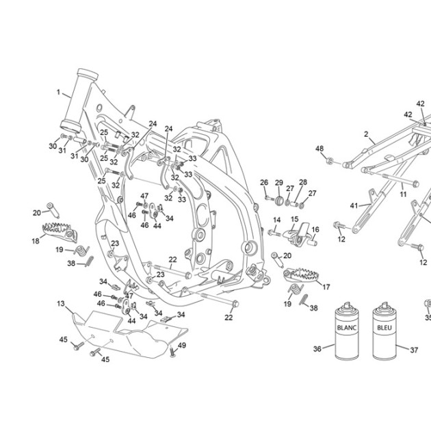 AFTER SALE KIT FRAME 250 SE 2024