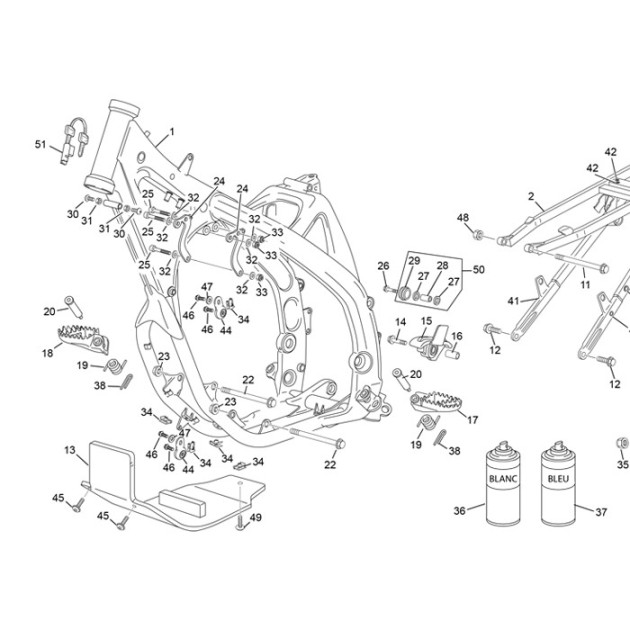 AFTER SALE KIT FRAME 300 SE 2024