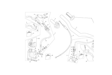 BRAKE LEVER 50 END GREY
