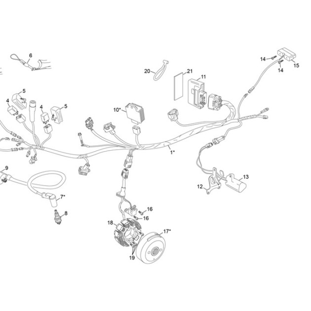 MAIN WIRING HARNESS ST SC 24
