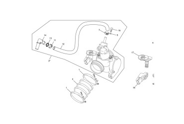 THROTTLE BODY ASSY END SYN 300 SEF 24