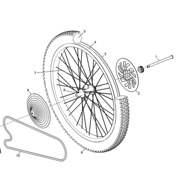 REAR TYRE  27.5x2.60 E-WILD REAR GUM-X TS TLR