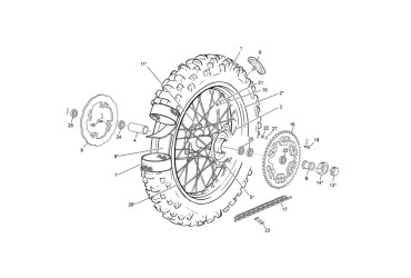REAR BOLT WEEL 2024 M24