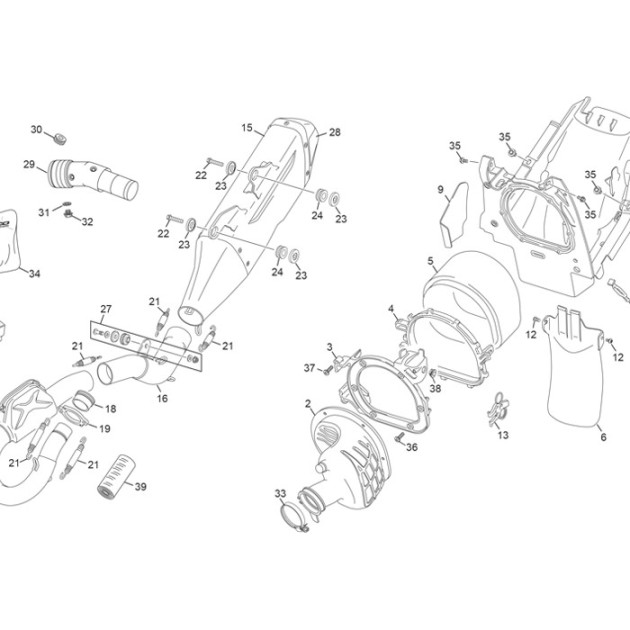 SILENCER SLIP-ON AKRAPOVIK SEF 450/500 2025