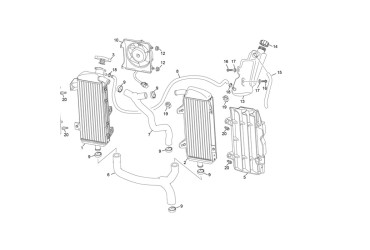 RADIATOR SIDE PANEL KIT END IPD SE SEF 2025