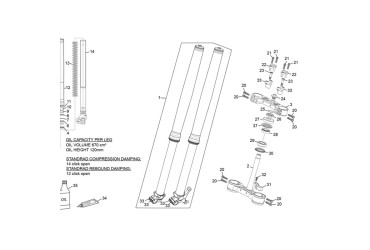 LOWER PLATE FORK SET SEF SE 2025 RACING