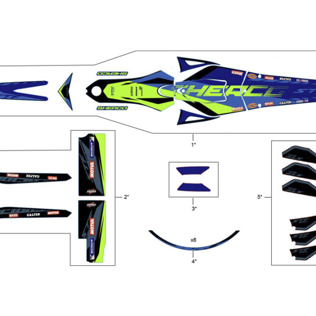 KIT STICKERS PROTECTION ST 25