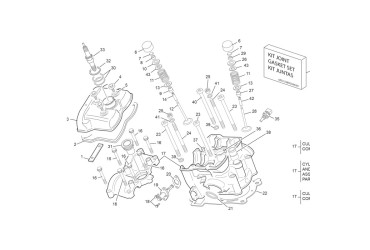 HEAD CYLINDER 300 SEF FL EVO SAV