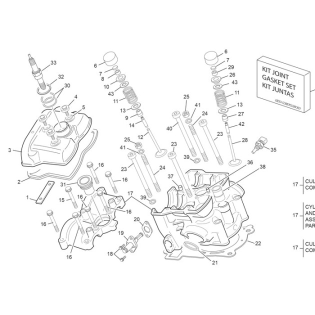 HEAD CYLINDER 300 SEF FL EVO SAV