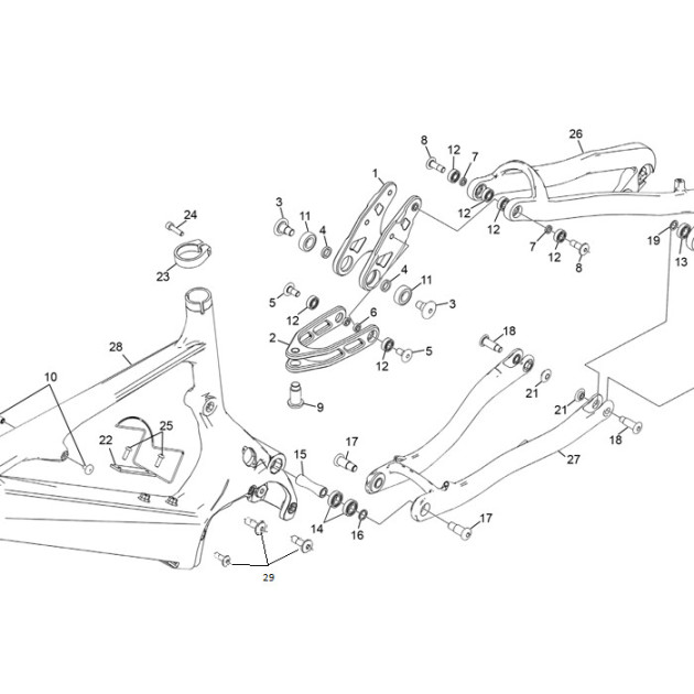SCREW ENGINE FRAME EBIKE