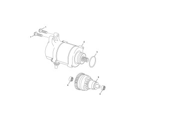 ASSY STARTER DRIVE SM10-234 EVO