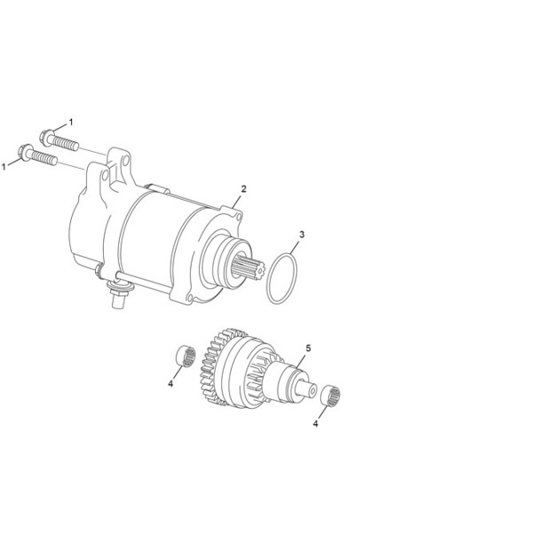 ASSY STARTER DRIVE SM10-234 EVO