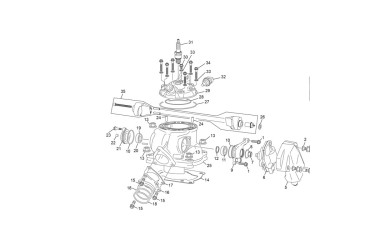 VALVE COVER RIGHT FOR MONOBLOCK VALVE 125 SE
