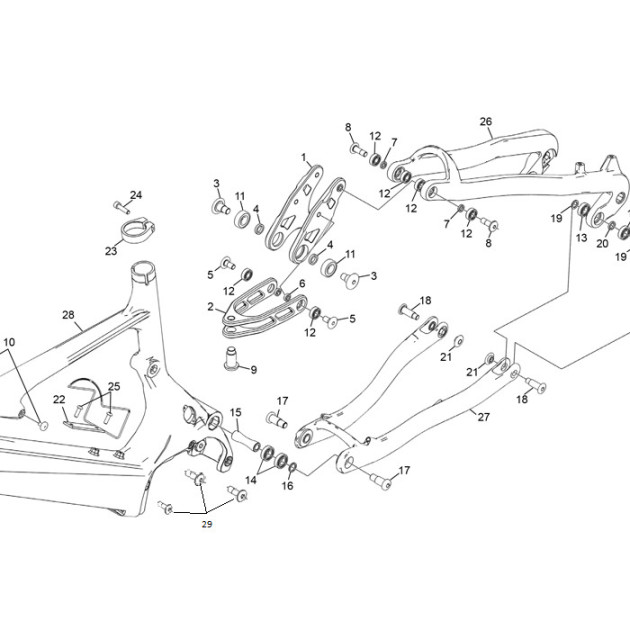 SEAT STAY MAIN PIVOT SPACER