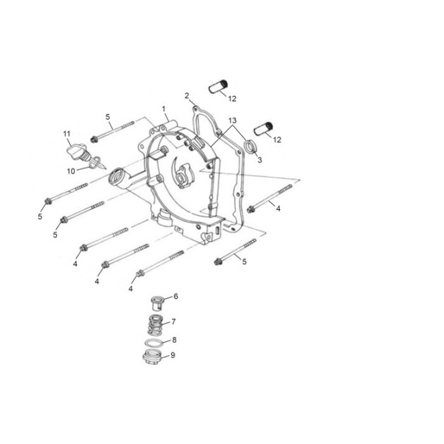 RIGHT CRANKCASE COVER