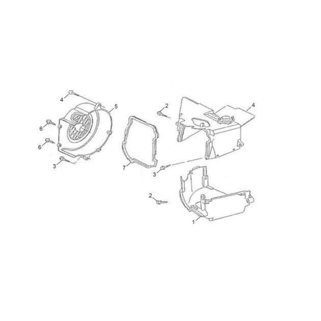 OIL SEAL COVER ASSY FAN