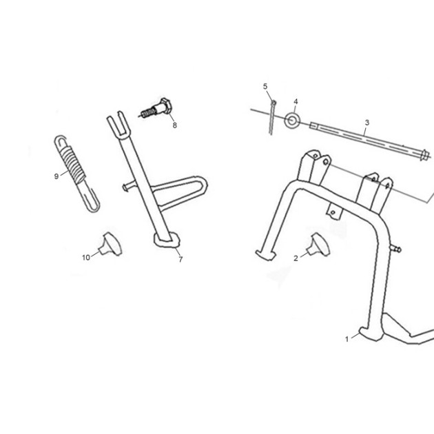 SCREW SIDE STAND PIVOT