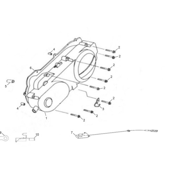 CLAMPER BRAKE CABLE