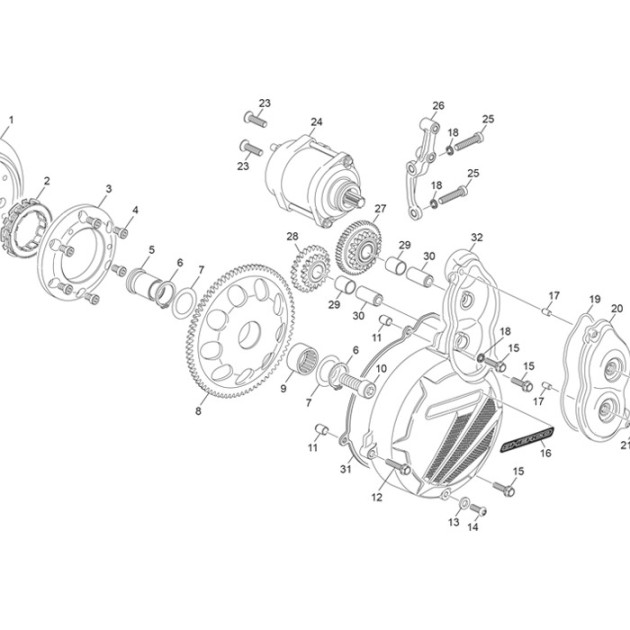 SCREW FHC M6 X 25