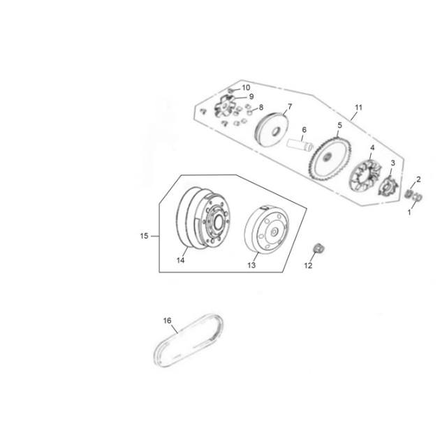 PLATE SUB ASSY DRIVEN