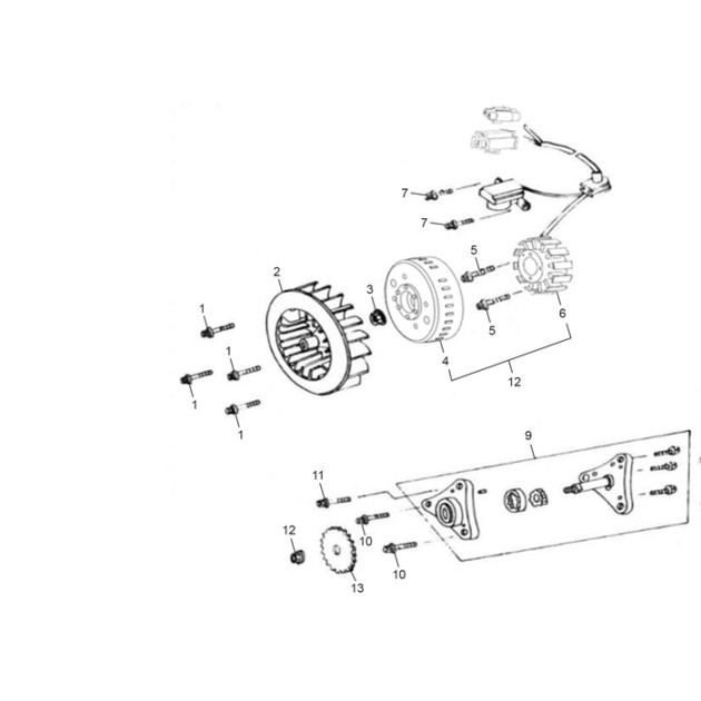 MAGNETIC MOTOR ASSEMBLY