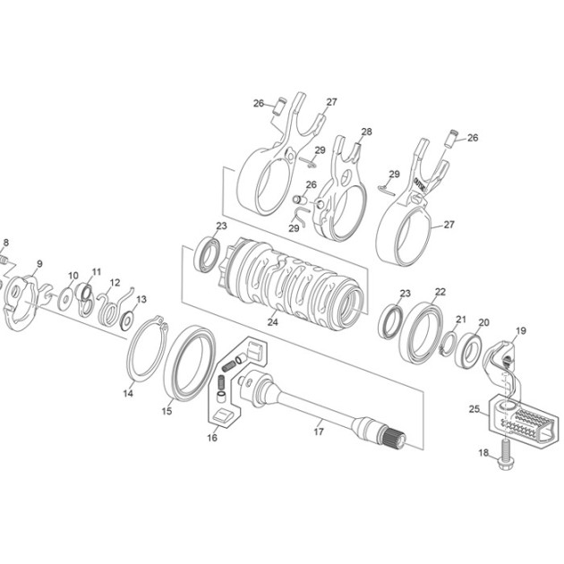 SEAL 14X24X6 NITRILE DOUBLE L METAL